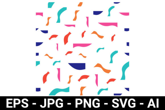 Colorful Abstract Seamless Pattern Graphics