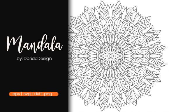Complex Mandala Coloring Page for Adult Graphics and Coloring Pages Amp