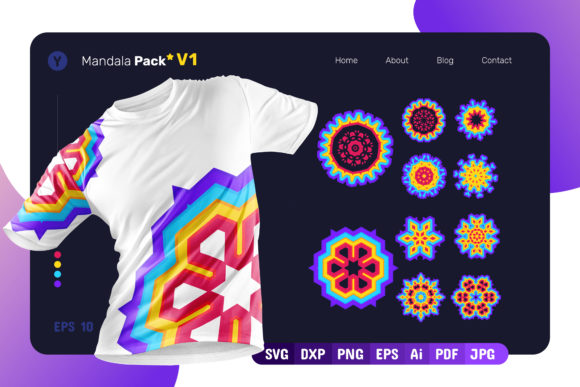 Creative Mandala Craft Bundle: Graphics and Crafts in Harmony