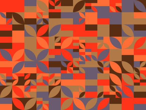 Decorative Aesthetic Art for Graphics and Print Templates