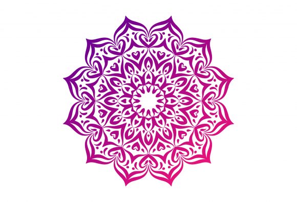 Flower Mandala Logo Icon Decorative: Graphics & Crafts