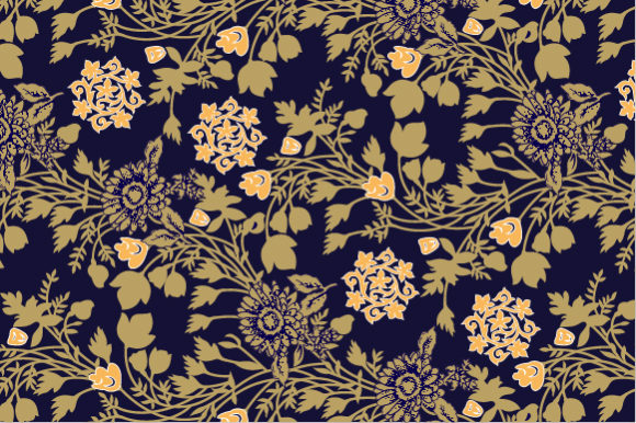 Flower Pattern for Textile Design