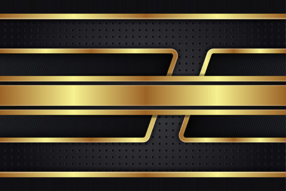 Gold Black Luxury Background Horizontal Graphics and Backgrounds
