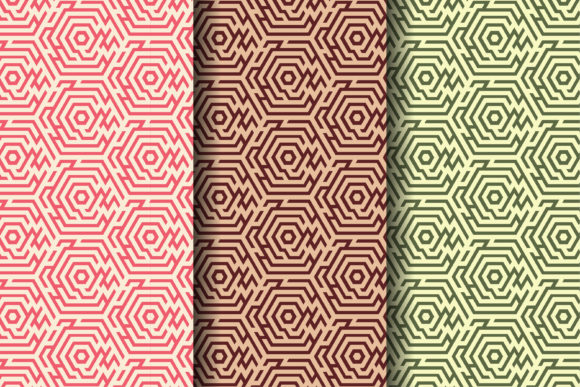 Labyrin Hexagon Pattern: Graphics and Patterns for Local Branding