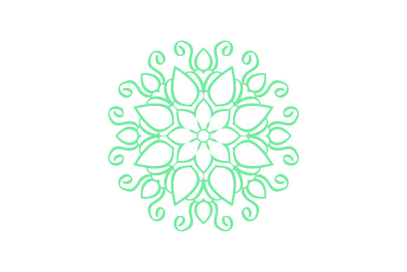 Mandala Decorative Elegant Pattern Graphics and Crafts