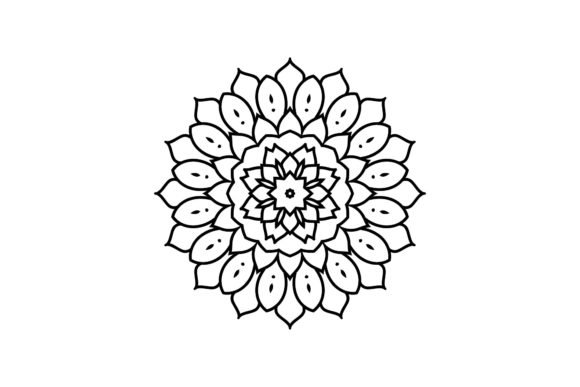 Mandala Decorative Icon Graphics and Icons