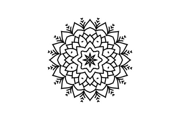 Mandala Decorative Icons Vectors Graphics