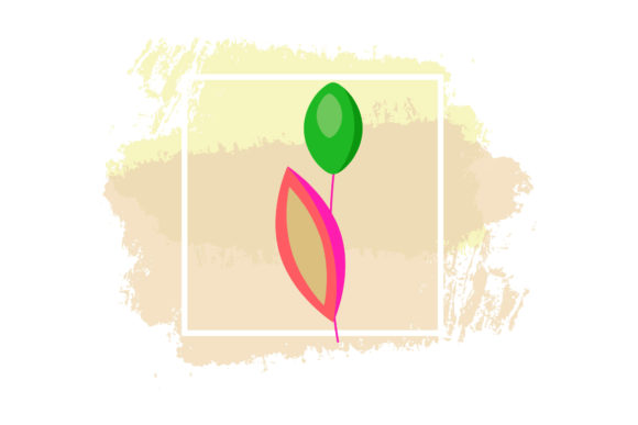 Rainbow Decorative Flower Brush Style