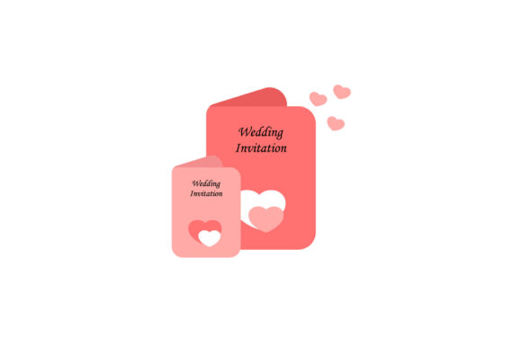 Wedding Invitation Love Decorative Icon: A Versatile Graphic Design Asset